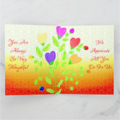 ありがカラフルとう カード (内部)