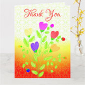 ありがカラフルとう カード (黄色い花)