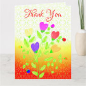 ありがカラフルとう カード (正面)