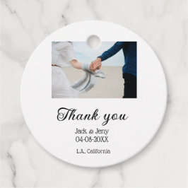 ありがシンプルモダン結婚のカップル名のメッセージ フェイバータグ