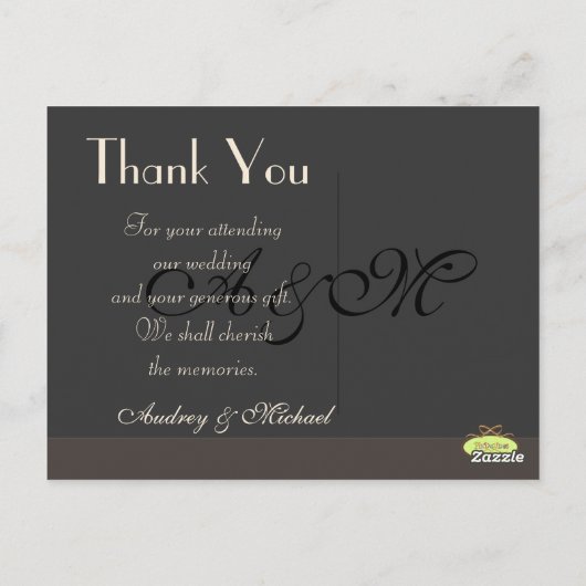 ありが結婚とうございます ポストカード (裏面)