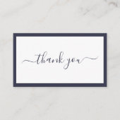 ありが縁どはっきりしたと青のアイコンエレガント エンクロージャーカード (正面)