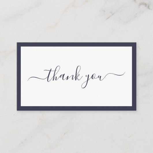 ありが縁どはっきりしたと青のアイコンエレガント エンクロージャーカード (正面)