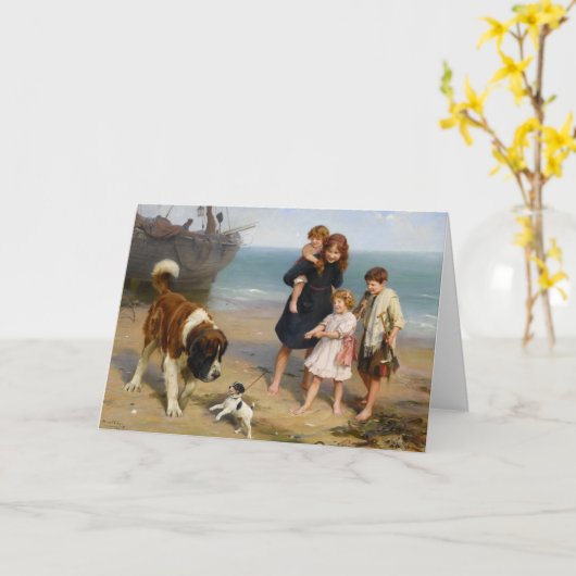 ありそうにないペア | アーサー・ジョン・エルセリ カード (黄色い花)