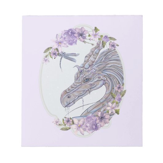 ありそうもない友だちドラゴンとトンボ ノートパッド (正面)