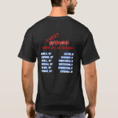 ありなさい一方、私達は2009年を旅行します Tシャツ (裏面)