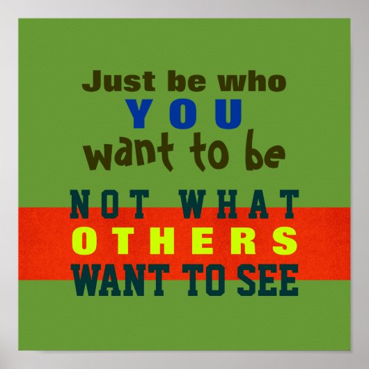 ありのままのあなたでいて 〜 ポスター/プリント #32 ポスター (正面)