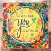 ありのままのあなた“インスピリビティ”ウィンドウクリング ウィンドウサイン (シート2)