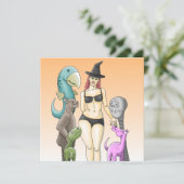 ありのままのハロウィンパーティー 招待状 (スタンド正面)