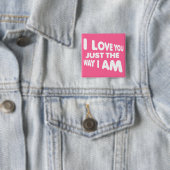 ありのままの私が好き Funny Button Badge 缶バッジ (インサイチュ)
