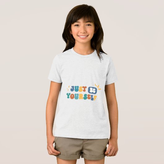 ありのままの自分でいて - Tシャツ (正面全面)