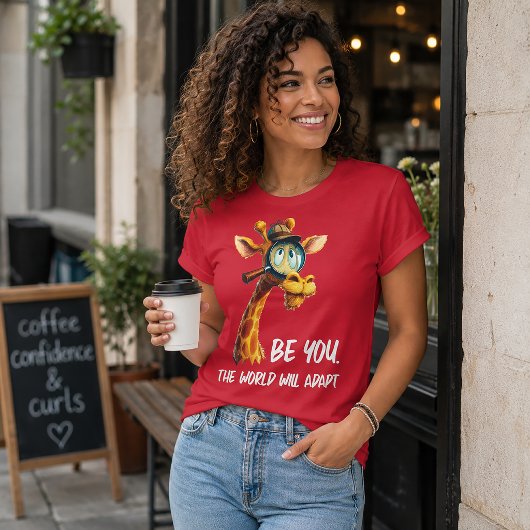 ありのままの自分でいよう、世界がついてくる Tシャツ