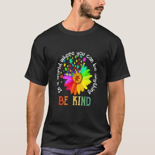ありのままの自分でいよう 自分らしく生きよう Tシャツ (正面)