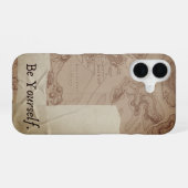 "ありのままの自分でいよう" iPhone 16 ケース (裏面横)