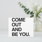 ありのままの自分を表現して ポストカード (スタンド正面)