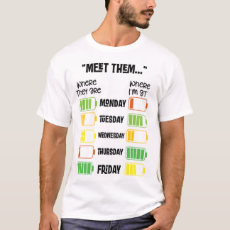 "ありのままを受け入れる"Tシャツ Tシャツ