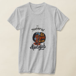 ありのまま生きる �謝罪不要 Tシャツ
