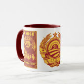 あります必須が変えて下さい! オバマSpoof僚友 マグカップ (正面左)