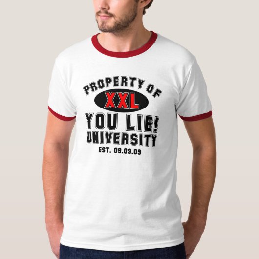 あります! 大学 Tシャツ (正面)