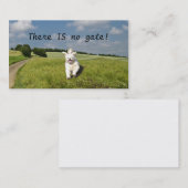 "ありませんゲートが!" 名刺のテンプレート 名刺 (正面/裏面)