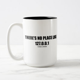 ありません(家の) 127.0.0.1 (コンピュータ)のような場所が コーヒーマグカップ