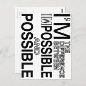 あり得ない ポストカード (正面/裏面)