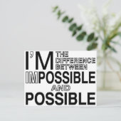 あり得ない ポストカード (スタンド正面)