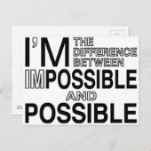 あり得ない ポストカード (正面/裏面)