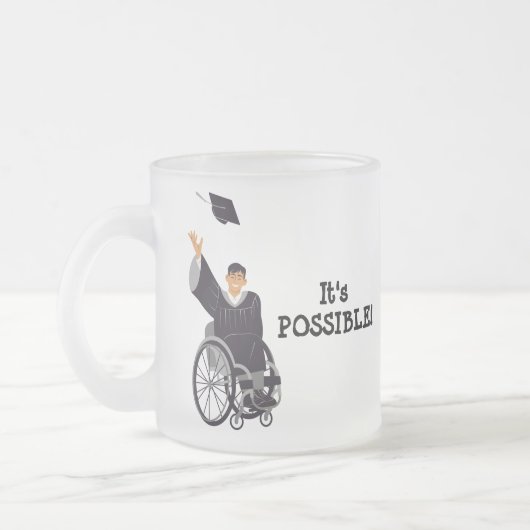 あり得る フロストグラスマグカップ (左)