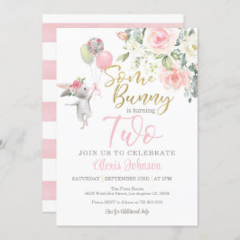 あるうさぎが2歳になる お誘い 招待状