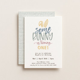 あるうさぎの誕生日パーティー招待状 招待状