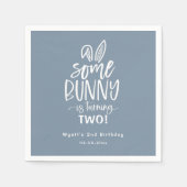 あるうさぎの誕生日パーティー ナプキン スタンダードカクテルナプキン (正面)