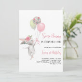 あるうさぎの1歳の誕生日 招待状 (スタンド正面)