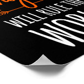 あるおもしろい日のイチョウが世界を紅潮させる ポスター (角)