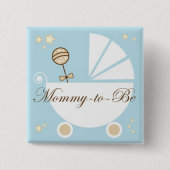 あるお母さん 缶バッジ (正面)