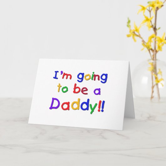 あることを行くことパパ第一次色 カード (黄色い花)