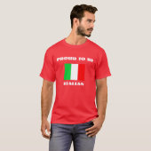 あること誇りを持ったイタリア語 Tシャツ (正面フル)
