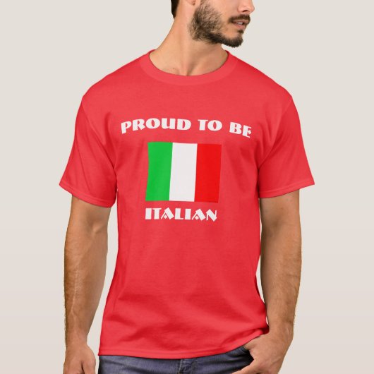 あること誇りを持ったイタリア語 Tシャツ (正面)