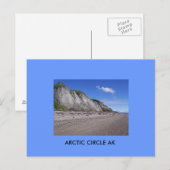 あるはったりした北極圏AK ポストカード (正面/裏面)