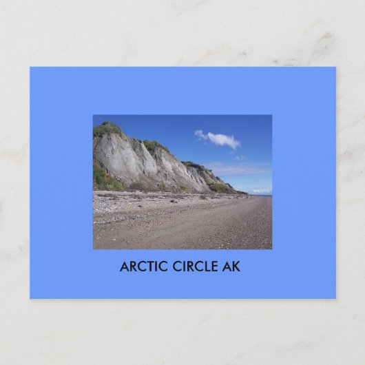 あるはったりした北極圏AK ポストカード (正面)