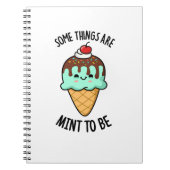 あるものはペペルミントになるべくしてる - ペペルミントパンのおちゃめなやつ ノートブック (正面)