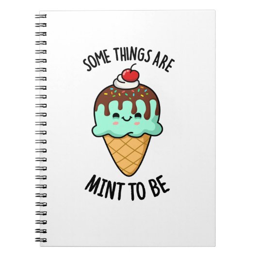 あるものはペペルミントになるべくしてる - ペペルミントパンのおちゃめなやつ ノートブック (正面)