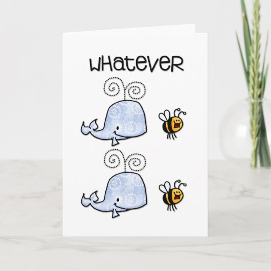 あるものは何でもあって下さい カード (正面)