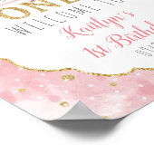 あるバニーが1歳の誕生日を歓迎 ポスター (角)