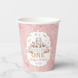 あるバニーが1歳の誕生日を迎える 紙コップ