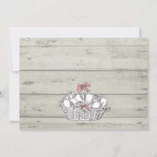 あるバニーは復活祭の誕生日パーティーの招待状だ 招待状 (裏面)