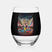 あるピエロが宮殿に入ると… ステムなしワイングラス (裏面)