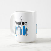 ある世界で最も最高のなお父さん コーヒーマグカップ (正面左)