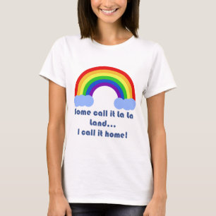 ある人々はそれをLaのLaの土地の女性のワイシャツと呼びます Tシャツ