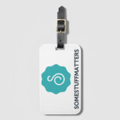 ある人々は問題を詰めます: 荷物のラベル ラゲッジタグ (正面縦)